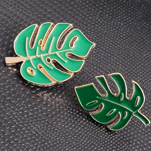 Green Leaves Enamel Pins - Picture 9 of 12
